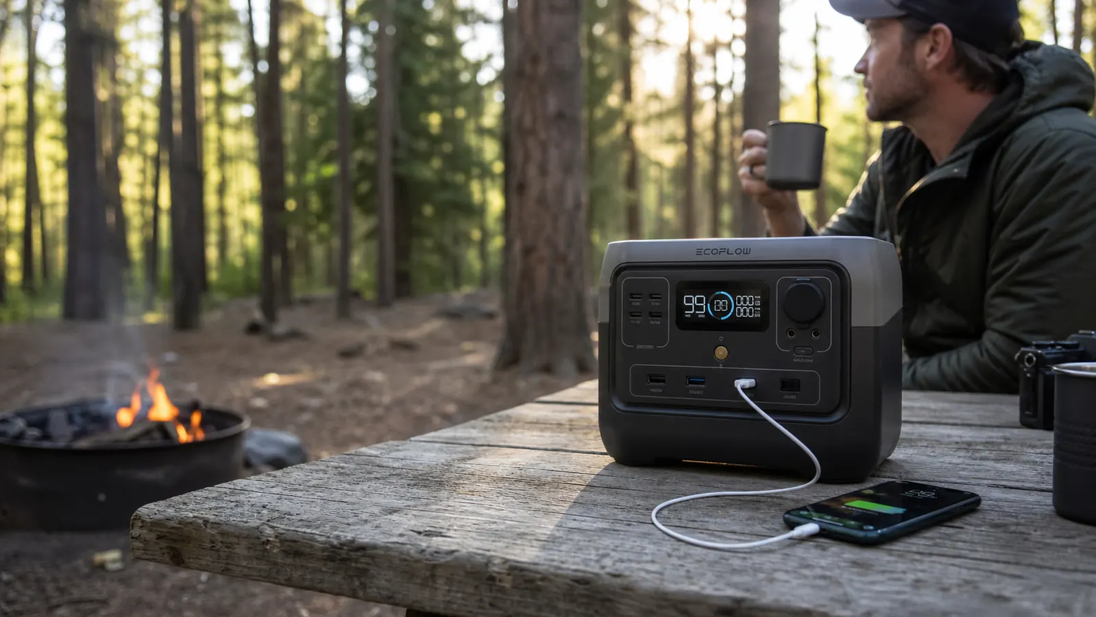 How to Power Your Devices While Camping Without a Generator or Hookup